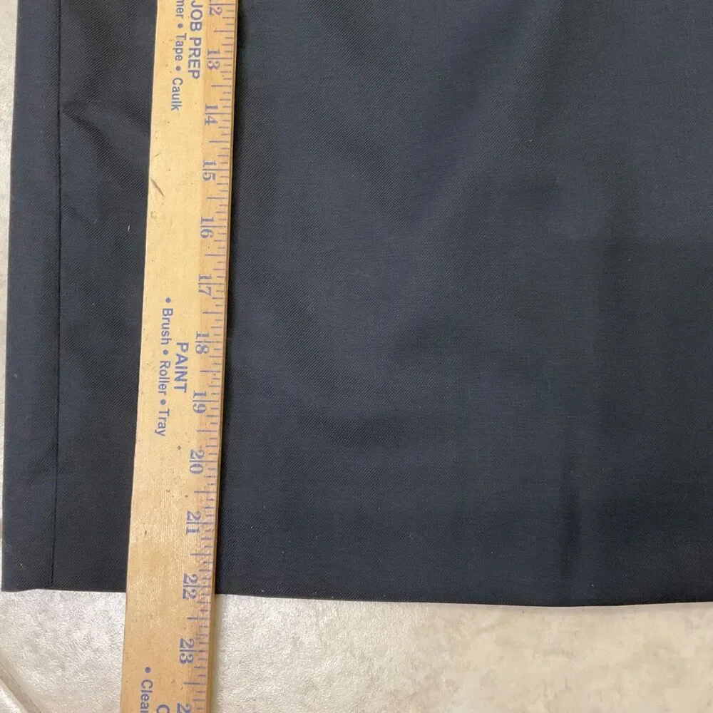 NWT J. Crew Women's Size 8 Gray 70% Wool Lined Back Slit Career Office New